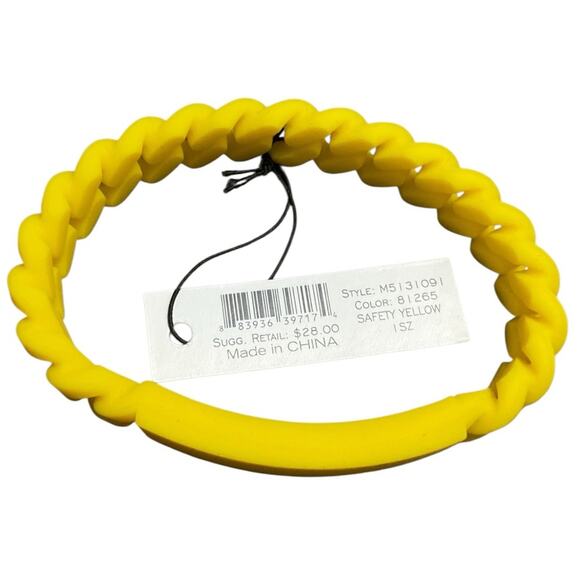 Marc by Marc Jacobs Yellow Bracelet NWT - Picture 5 of 5